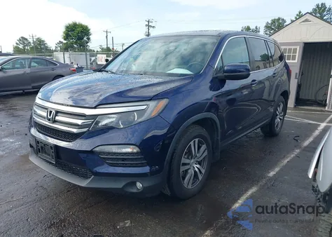 2017 Honda Pilot Ex-L из США, поврежденный, VIN 5FNYF5H54HB044711
